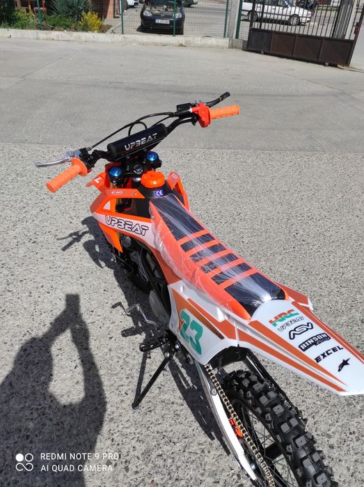 КРОСОВ МОТОР UpBeat 125 КУБИКА 125CC с усилена рамка ,нов модел Ka