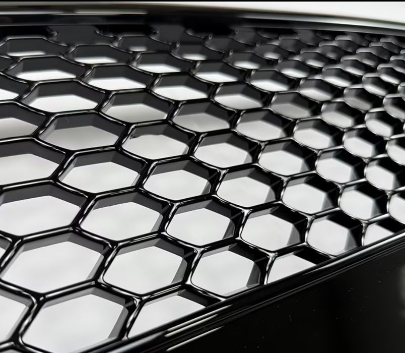 Grila Centrala fagure Audi A4 B8  FL Facelift negru lucios plastic ABS