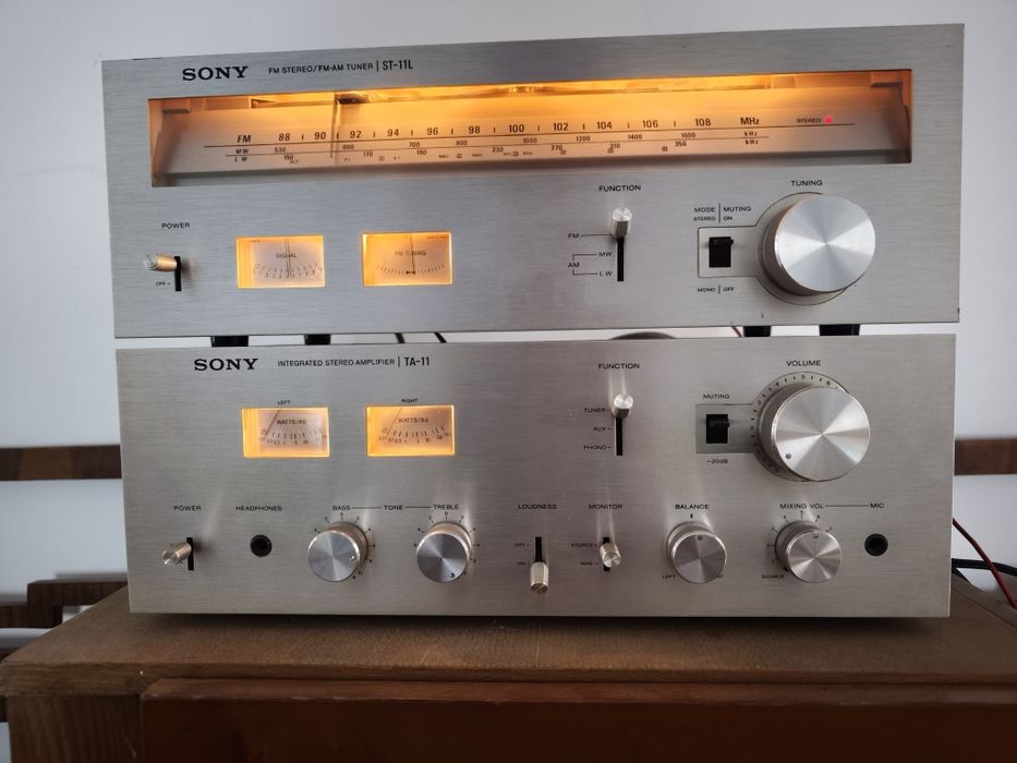 Amplificator SONY TA-11  și tuner ST-11L SONY