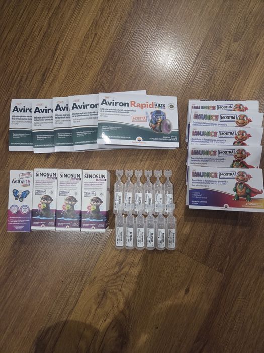 Pachet Sun Wave Pharma - Sinosun, Aviron Rapid Kids, Imunice, Respisun