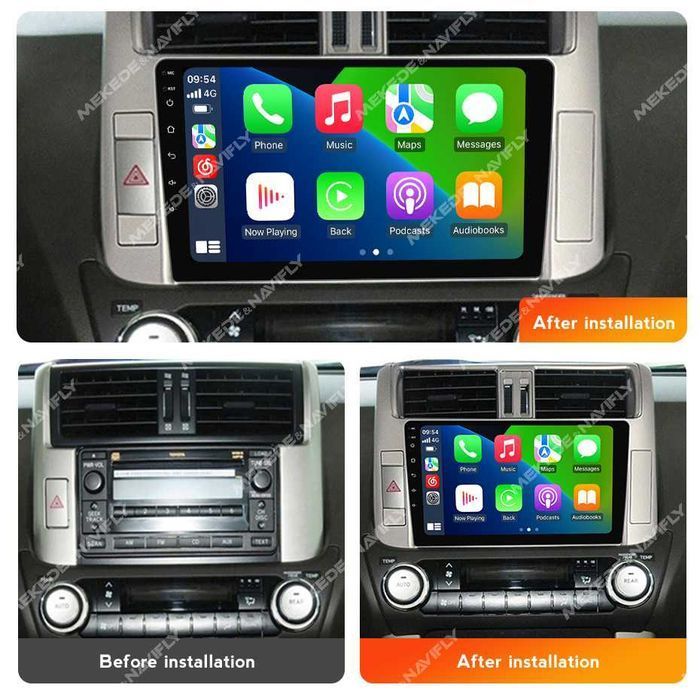 NAVIGATIE Android 14 Toyota Land Cruiser Prado J150 1/8 Gb CarPlay