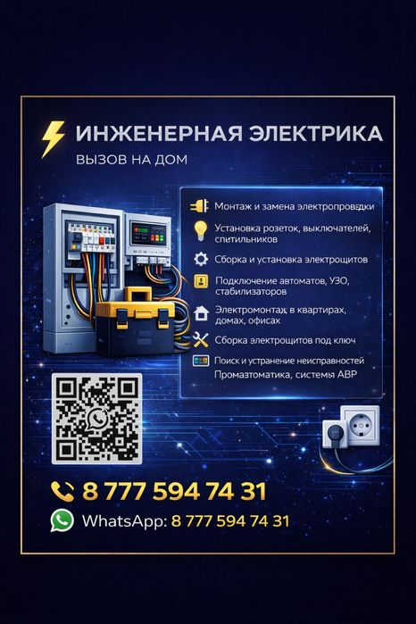 Электрика, электромонтажник, электрик