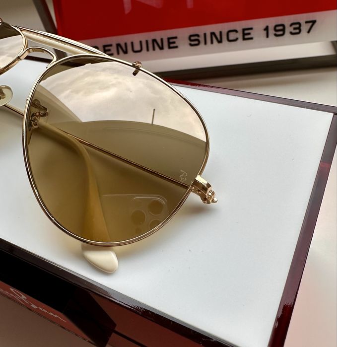 Ray Ban RB3407 58мм – стъклени лещи, като нови, Aviator premium
