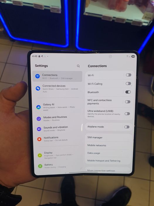 Vand telefon Samsung z fold 4