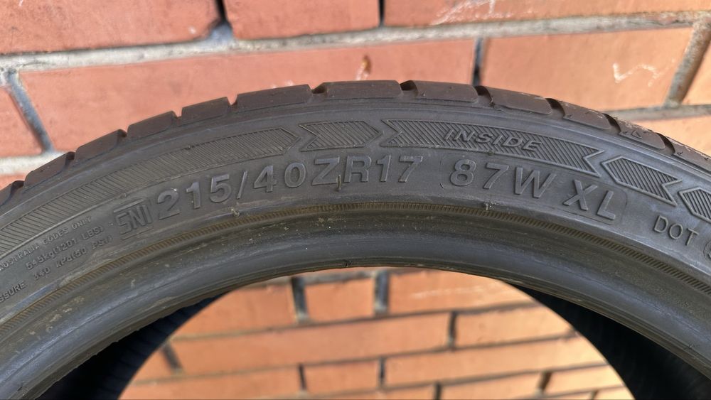 2бр. Летни гуми 215/40/17 Sailun