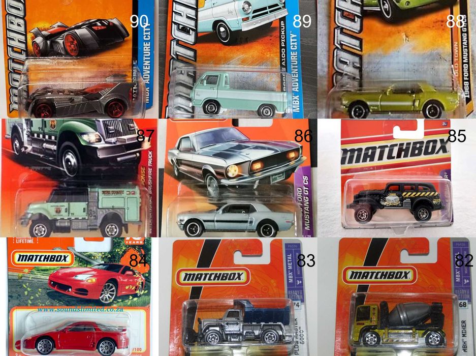 Метални колички Мачбокс Matchbox от различни години в мащаб 1:64 Част1