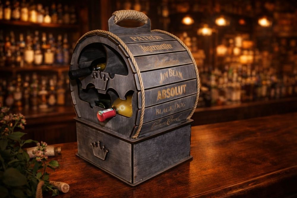 Мини бар из дерева