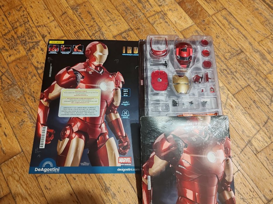 Iron Man casca metalica nr.1 Marvel IronMan colectie Helm Deagostini