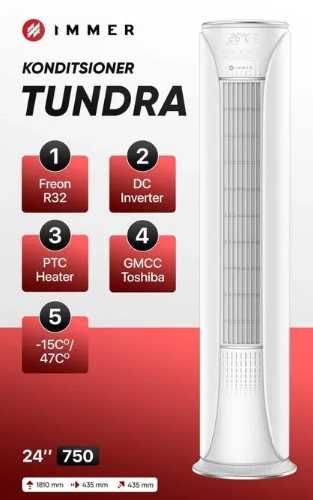 Gree, Midea, Immer va Ziffler konditsionerlari sotiladi