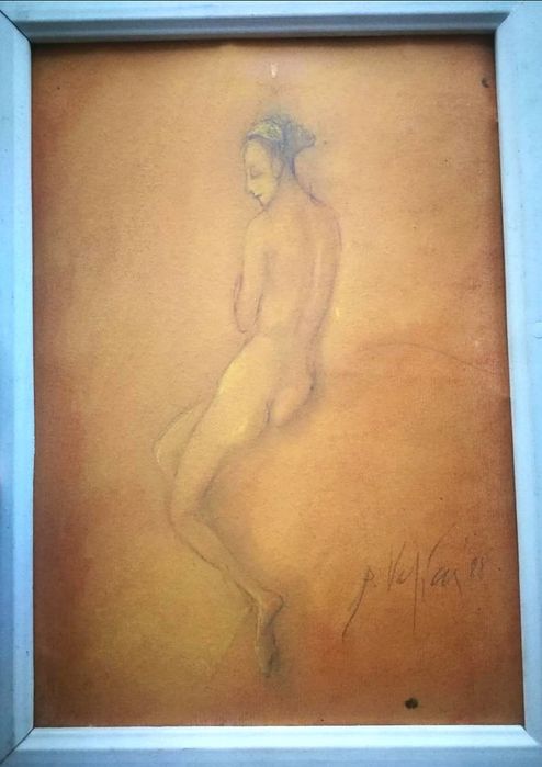 tablou Petre Velicu 1988 (colecția Dinculescu)