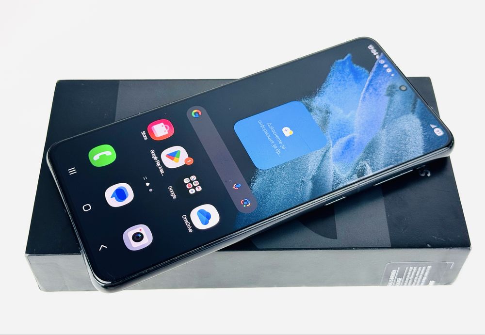 Samsung Galaxy S21 Plus 5G 128GB 8RAM Black Отличен! Гаранция!
