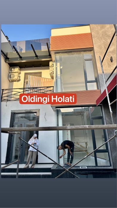 Tonirovka Xizmati Quyoshdan Himoya Plyonka Uy Ofis Bino Тонировка окон
