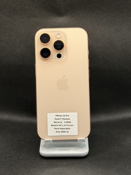 iPhone 16 pro 128 gb PRET 3400 lei fix