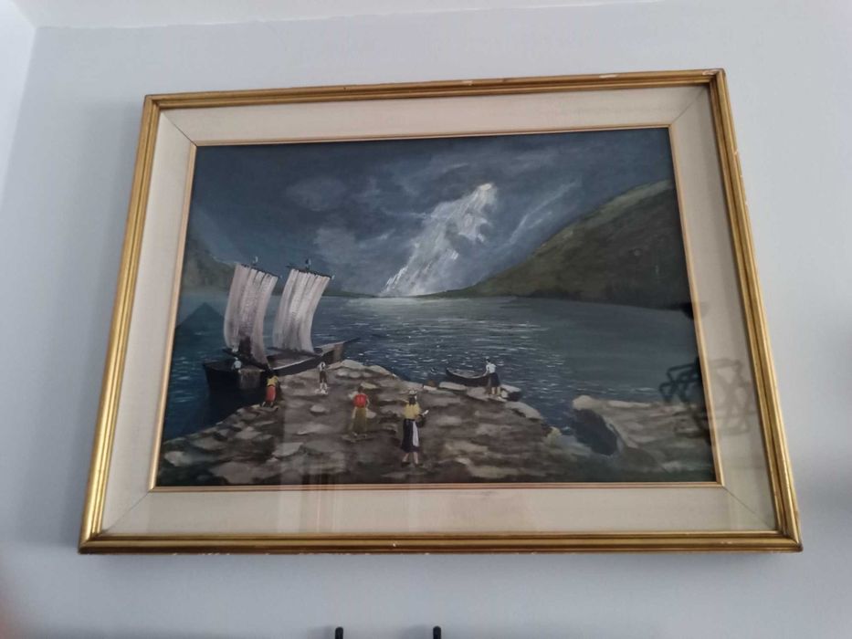 Картина маслени бои върху платно