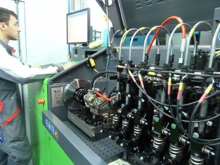 Ремонт на дюза дизел комън рейл инжектори рециклиране дюзи стенд Delph