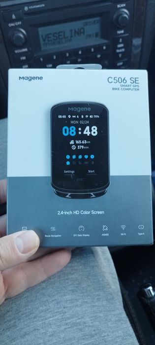 GPS велокомпютър Magene C506SE - 2.4" цветен дисплей, навигац