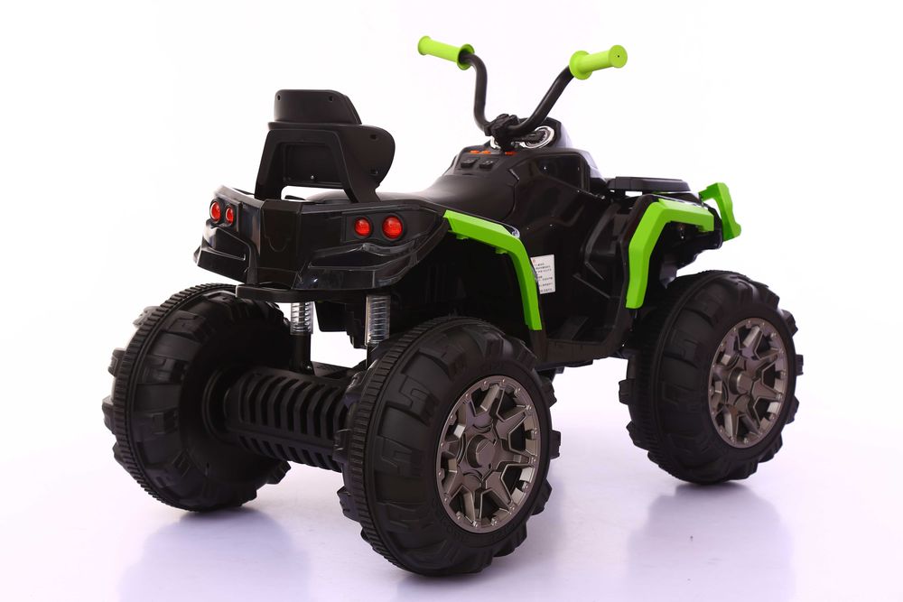 ATV electric, Kinderauto Offroad 2x 45W 12V cu scaun tapitat Green
