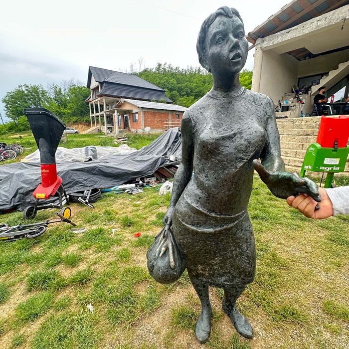 Vând statuie din bronz