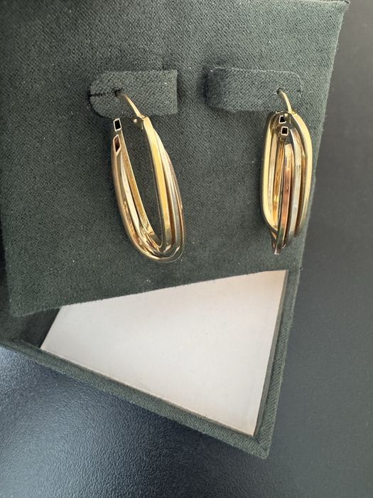 Серьги конго 585 золото