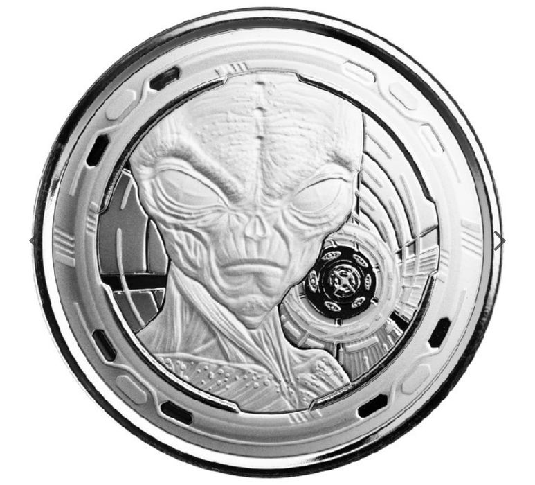 Monede argint Alien  1 OZ