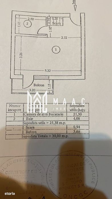 Apartament 2 camere | 49 mpu | Centru |