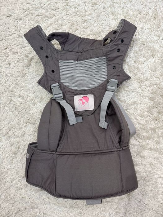 Ергономична раница за бебе Vika Baby®, Тъмно сив