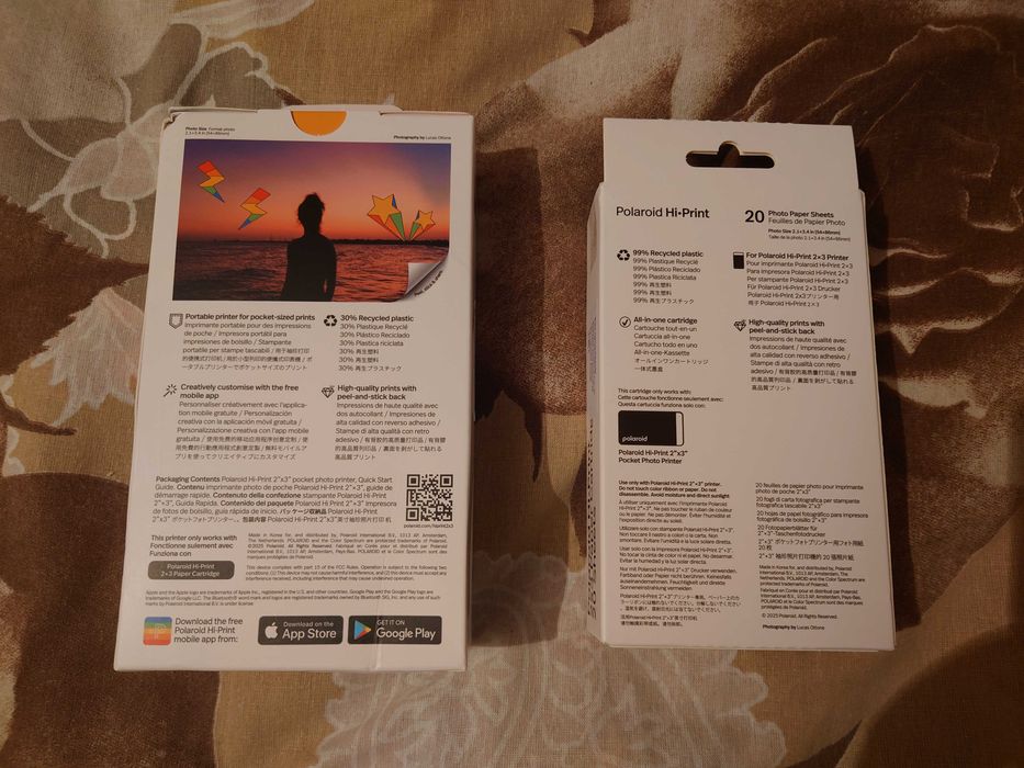 Джобен фотопринтер POLAROID HI-PRINT GEN 2 2X3 (+ хартия)