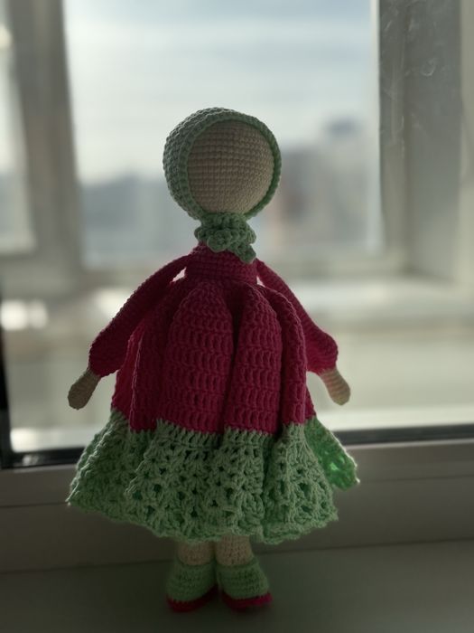 Кукла ручной работы, в платке