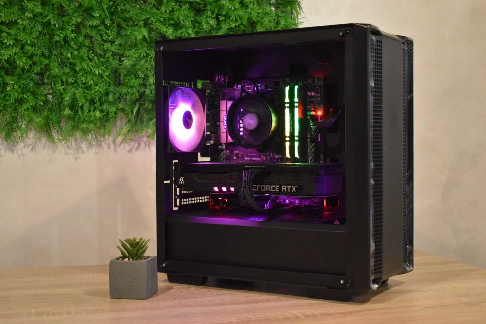 Геймърски Компютър Ryzen 5 5600x | Rtx 3070 | 16GB ram | 512GB Ssd |