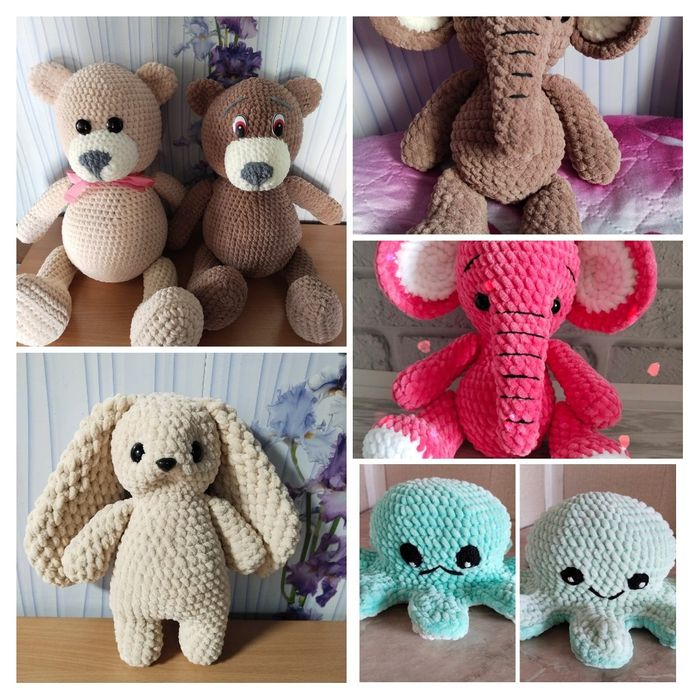Вязаные игрушки на заказ