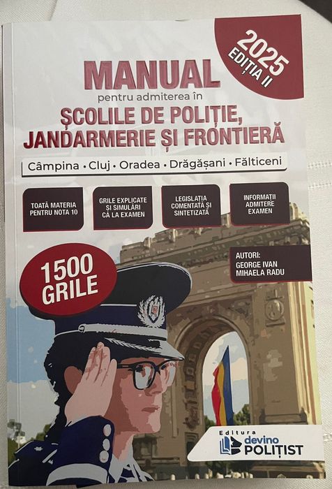 Manual ADMITERE Școlile de Poliție,Jandarmerie și Frontieră