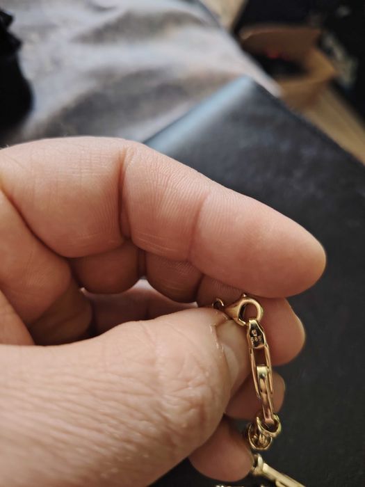 Set aur lanț (60cm) + brățară(23cm)