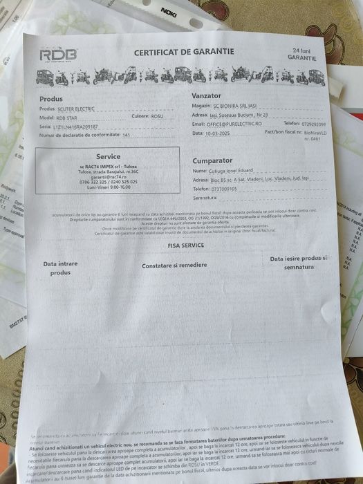 Motoscuter electric 2000W