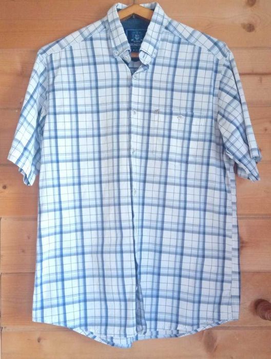 Мъжка карирана риза размер L-XL