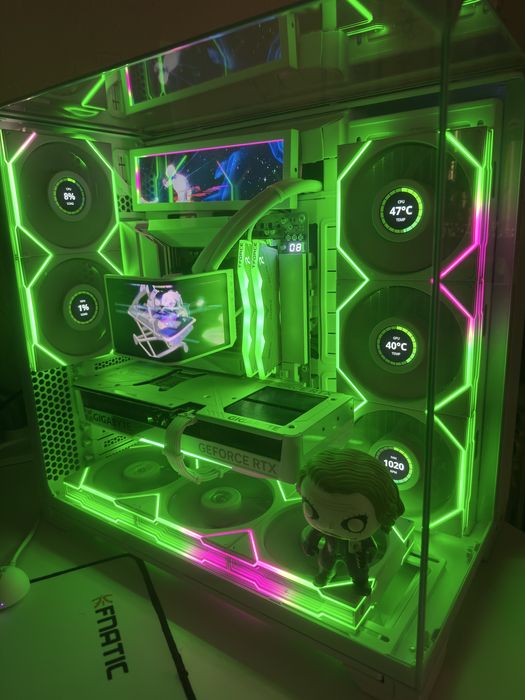 Самый красивый пк в Lian Li 7 7800x3d / rtx 5070TI / 64GB ОЗУ