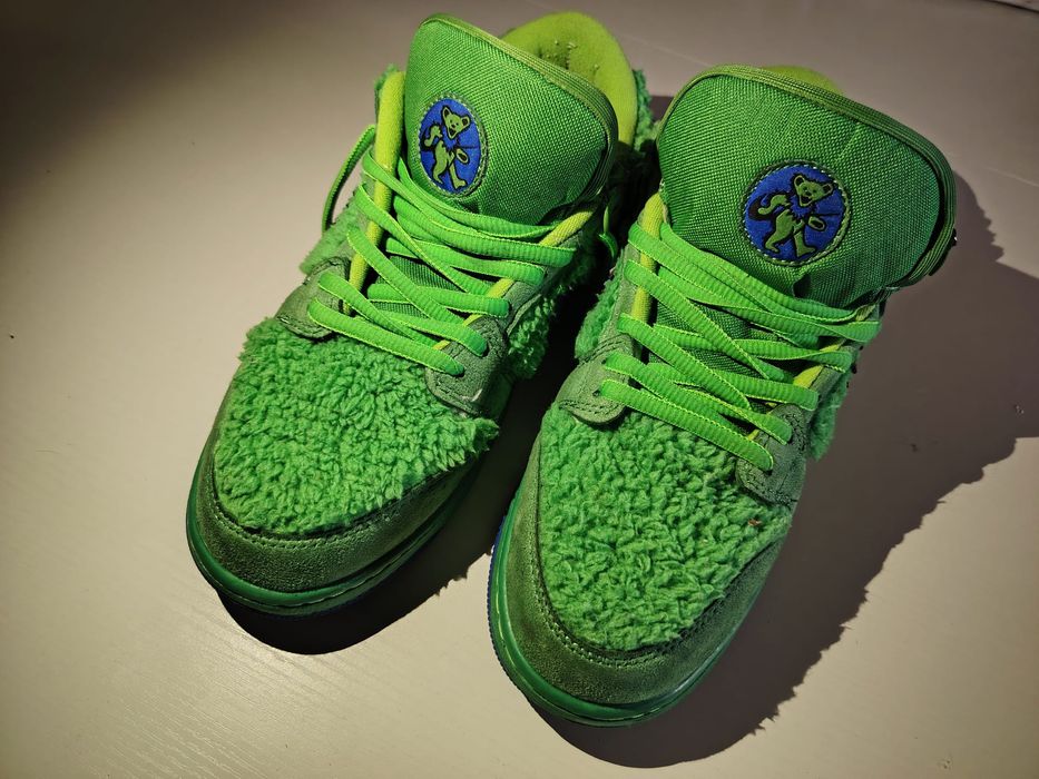 Vând adidași Nike SB Dunk low Grateful Dead Bears green