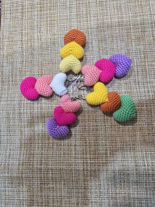 Брелки "Сердечко" ручной работы