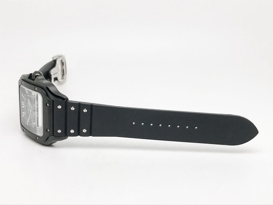 Cartier Santos 40mm Black DLC автоматичен - QC снимки - мъжки часовник