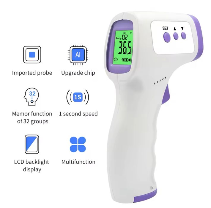 Termometru Digital cu Infrarosu pentru corp si suprafete
