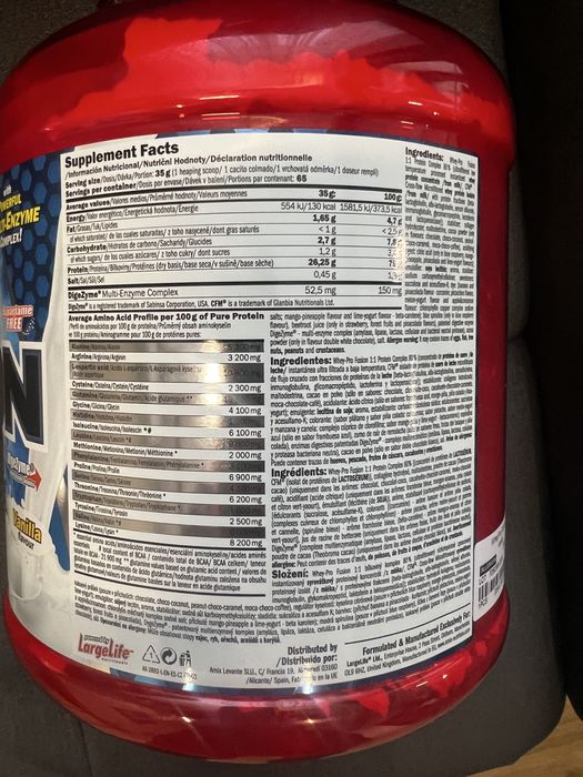 Amix Whey fusion 2.3 kg