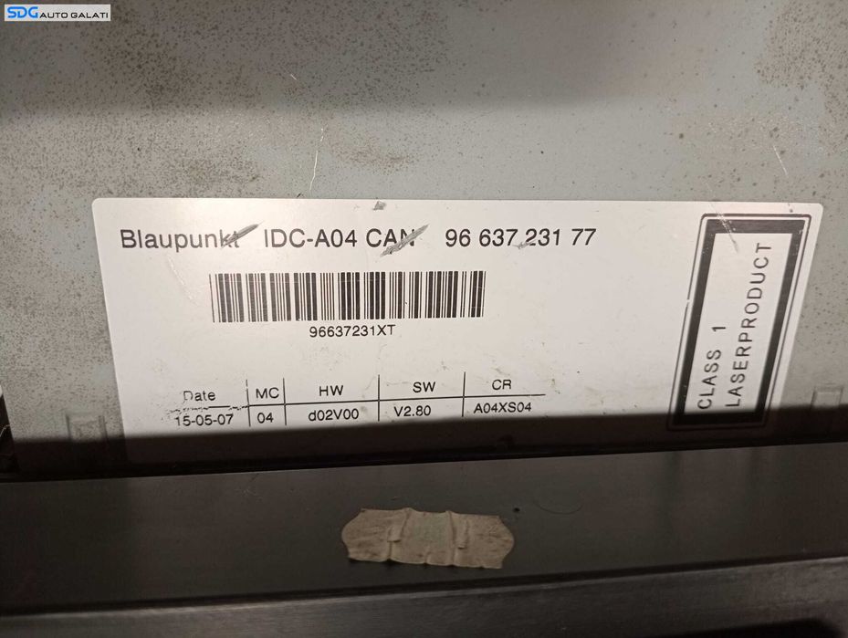 Magazie 5 CD-uri Blaupunkt Citroen C4 2004 - 2010 Cod 9663723177 7607769071 [M4699]