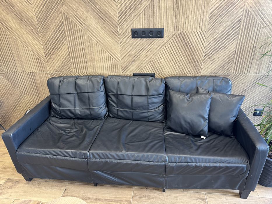 Мека мебел-Кожен Диван
