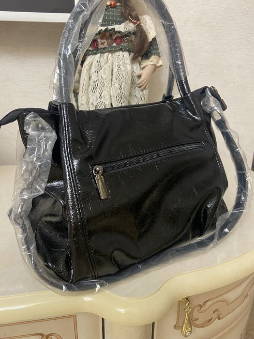 Сумка с эффектом помятости (новая)