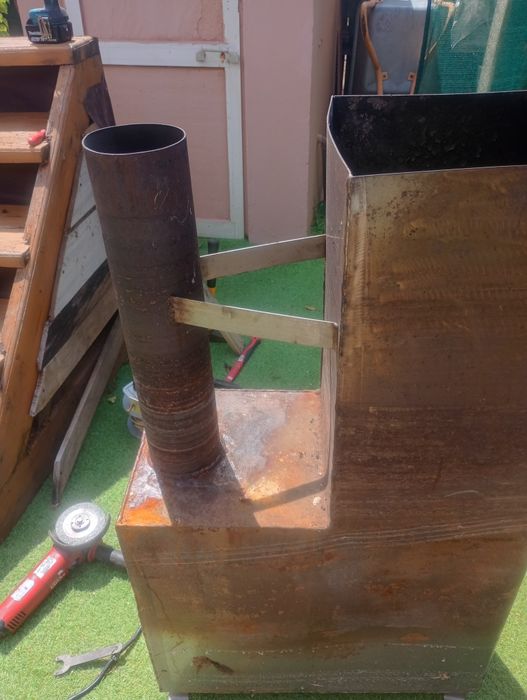 Sobă inox ciubăr