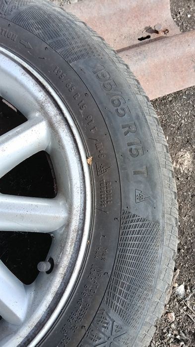 Jante r15 complete cu anvelope 195 65 r15
