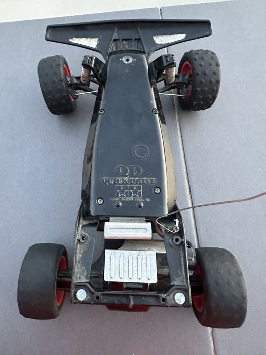 mașină RC Tamiya Quick Drive Manta Ray 1/14, model vintage 1989