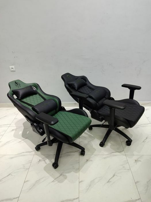 Игровое геймерское кресло модель Gladiator green. Оптом и в розницу