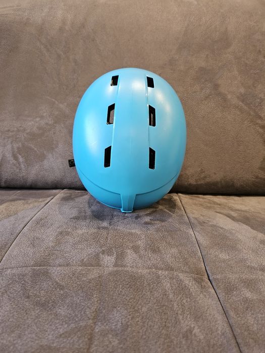 Детска каска за ски Weze, синя + подрък