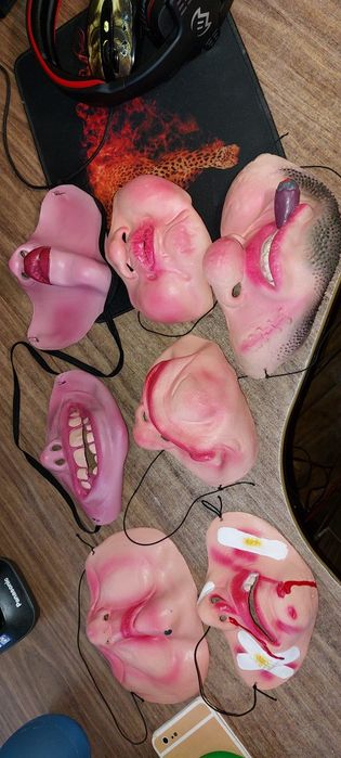 Полумаски латексные новые