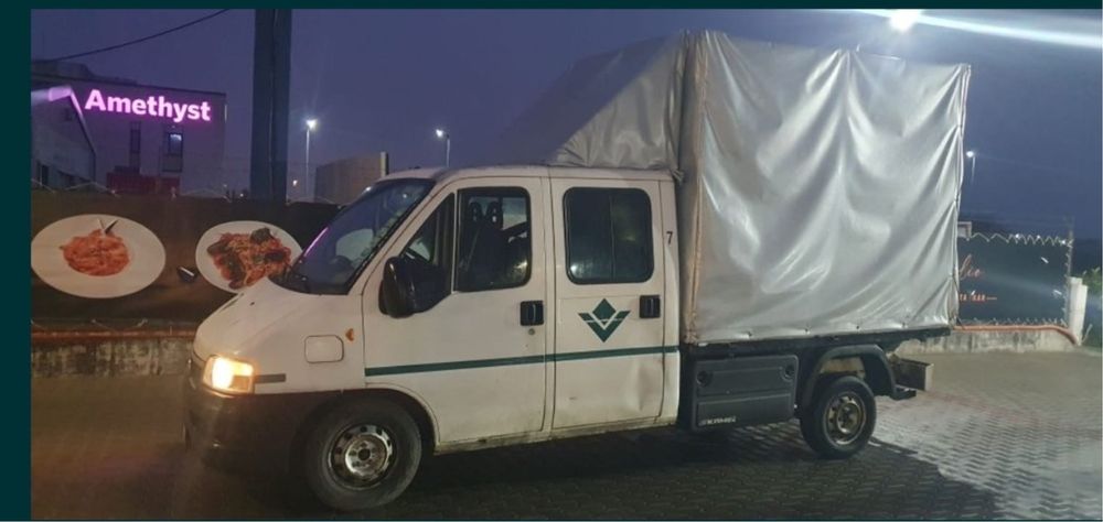 Vand camioneta FIAT Ducato Diesel prelata cabina dubla